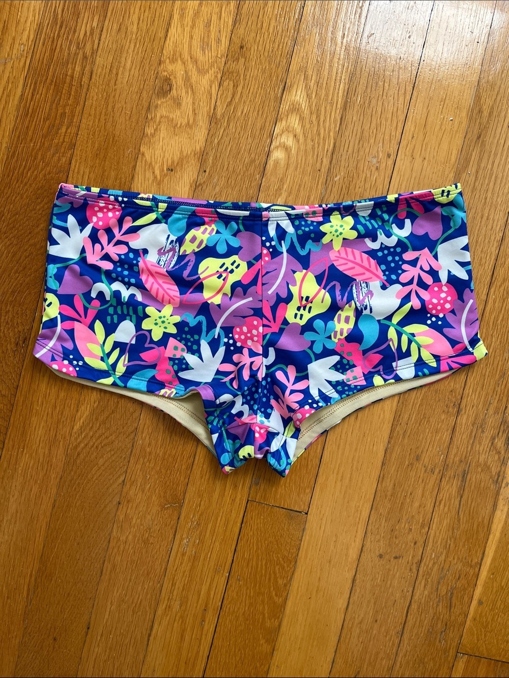 Land’s End 12+ Girls Boy Short Bikini Bottom Swim Shorts Swimsuit Bottoms